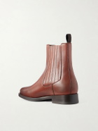 Brunello Cucinelli - Beatles Leather Chelsea Boots - Brown