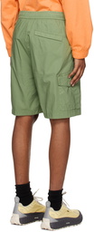 Stone Island Green Patch Shorts