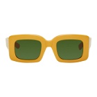 RAEN Yellow Flatscreen Sunglasses