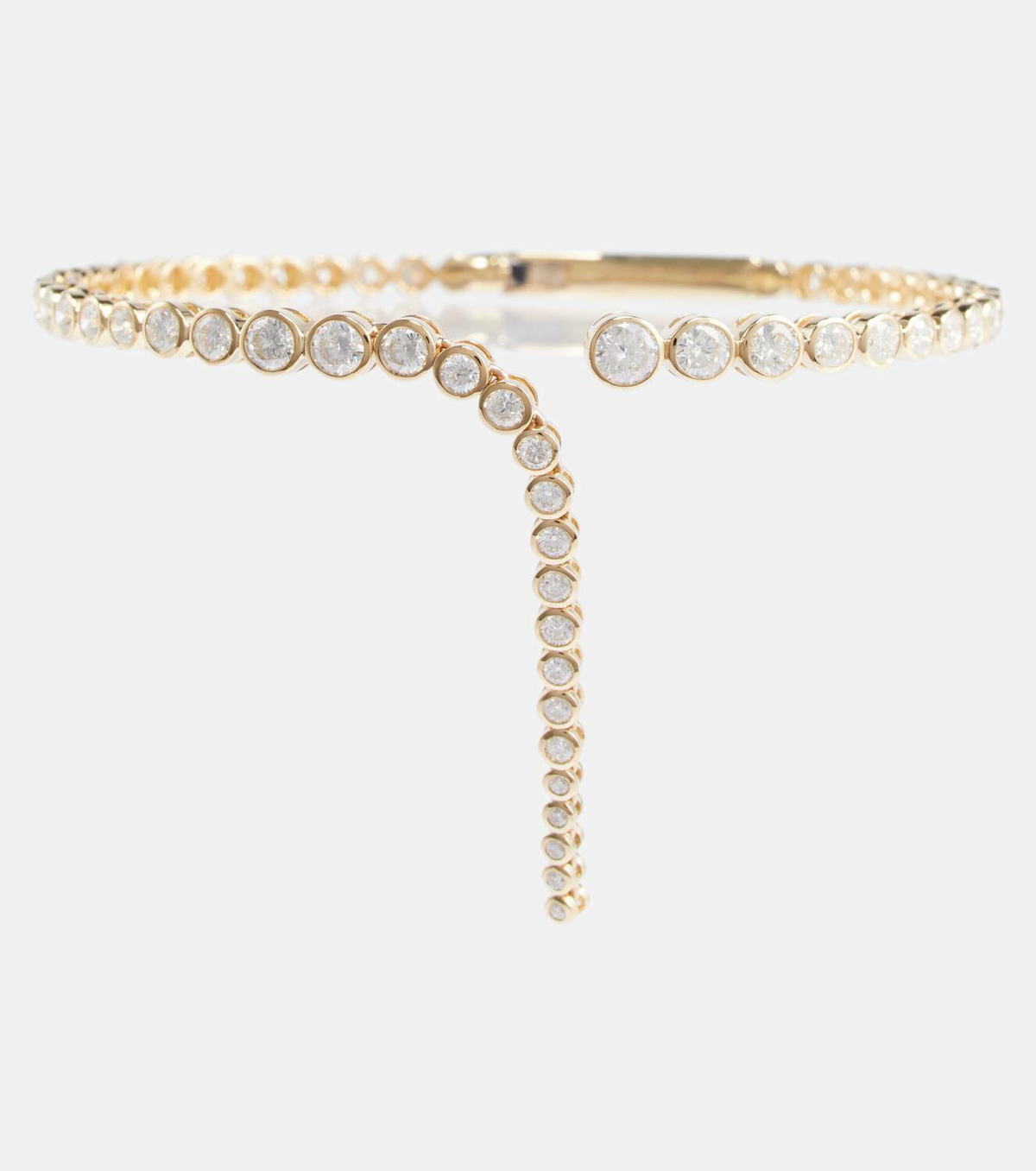 Ondyn Imperial Wavelength 14kt gold bracelet with diamonds