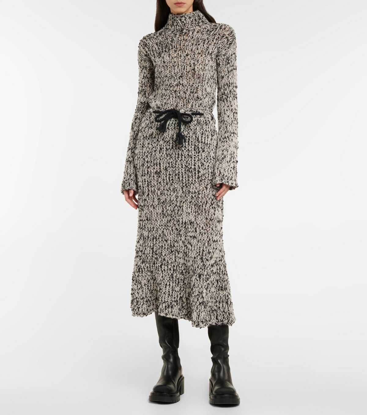 Moncler Genius - 2 Moncler 1952 belted wool-blend skirt