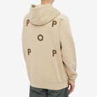 Pop Trading Company Men's Logo Popover Hoody in White Pepper