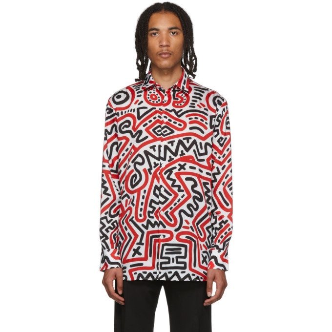 Photo: Etudes Multicolor Keith Haring Edition All Over Reflet Shirt