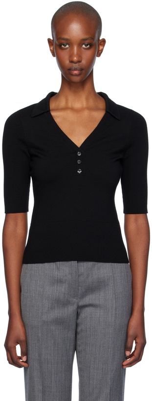 Photo: BOSS Black Wool Polo