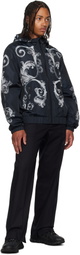 Versace Jeans Couture Black Logo Trousers