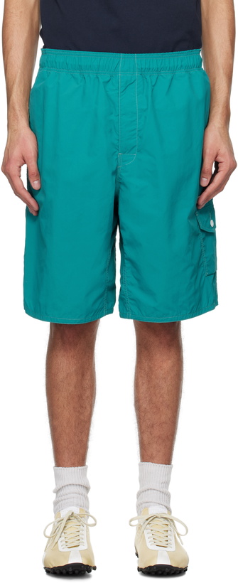 Photo: nanamica Green Deck Shorts