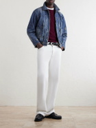 Neighborhood - Distressed Denim Jacket - Blue