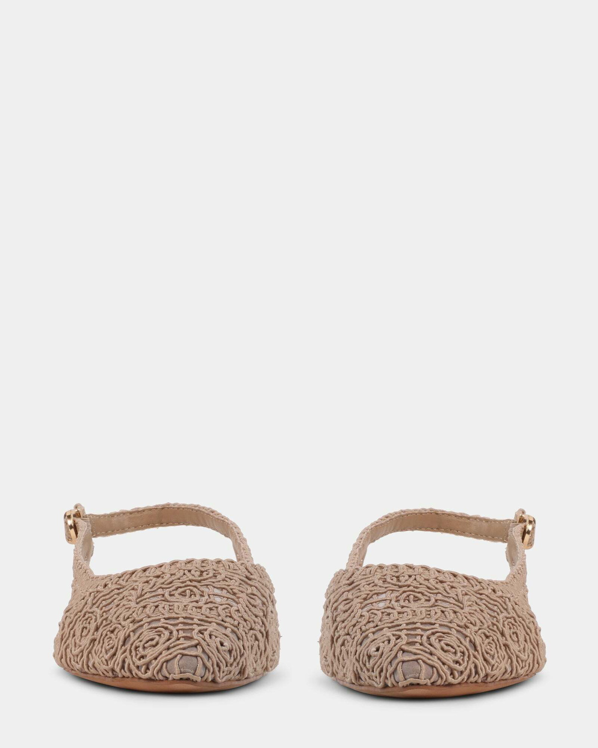 Steve Madden Dace Flats in Natural Fabric