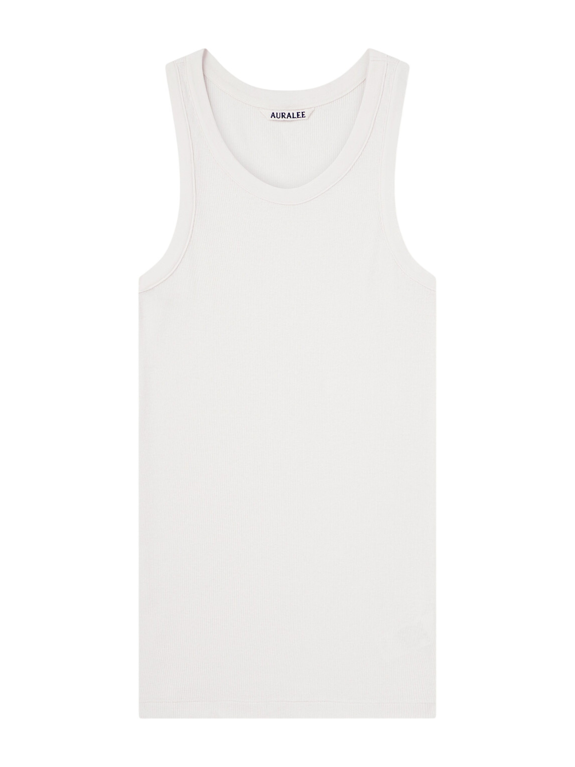 AURALEE Off-White Soft Rib Tank Top Auralee