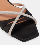D'Accori Lust embellished satin slides