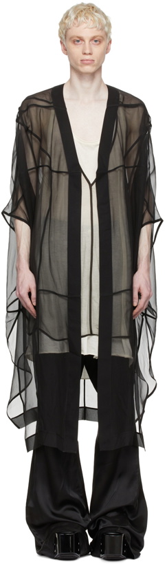 Photo: Rick Owens Black Silk Cardigan