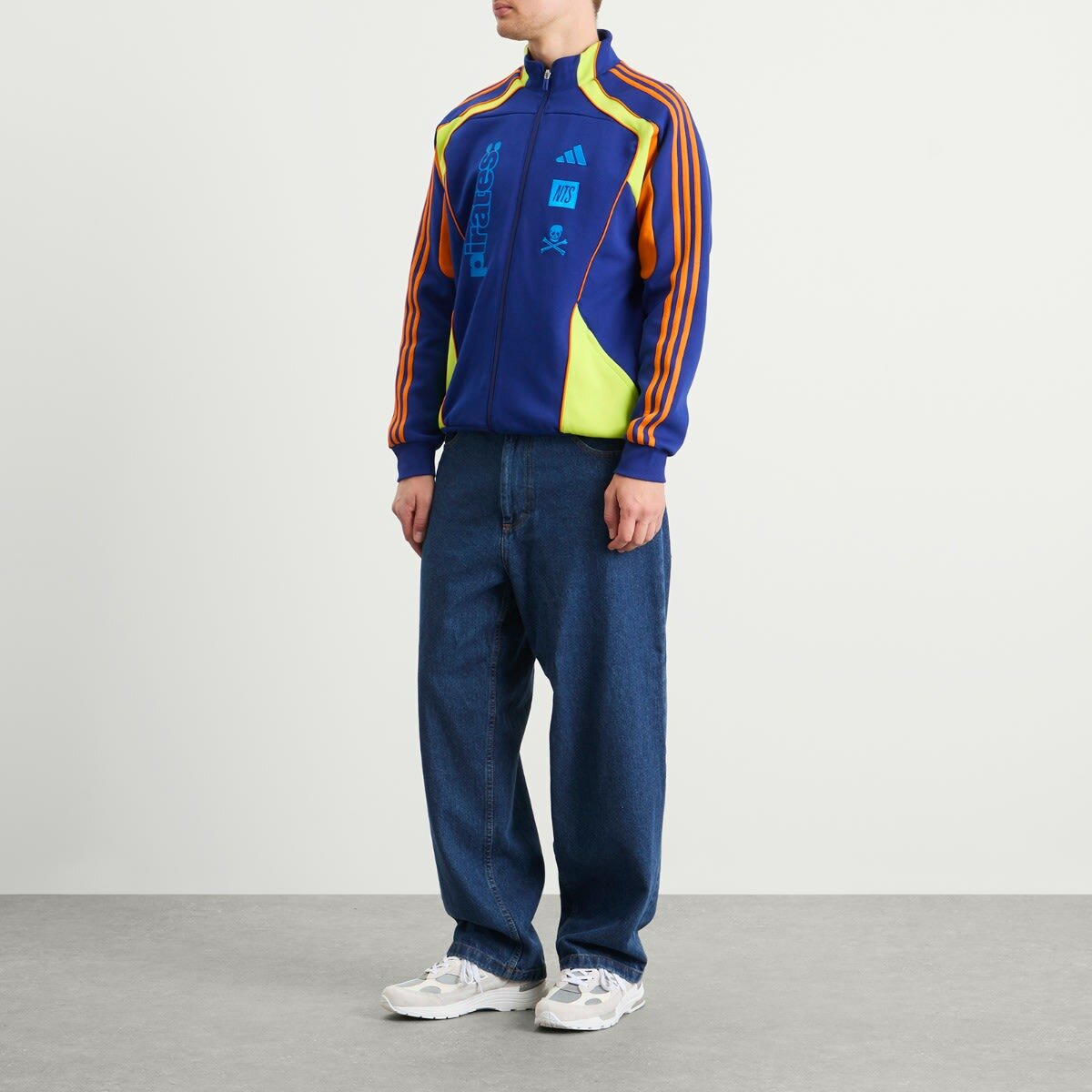 Adidas Orlando Pirates NTS UBP Track Top in Ink/Orange/Yellow