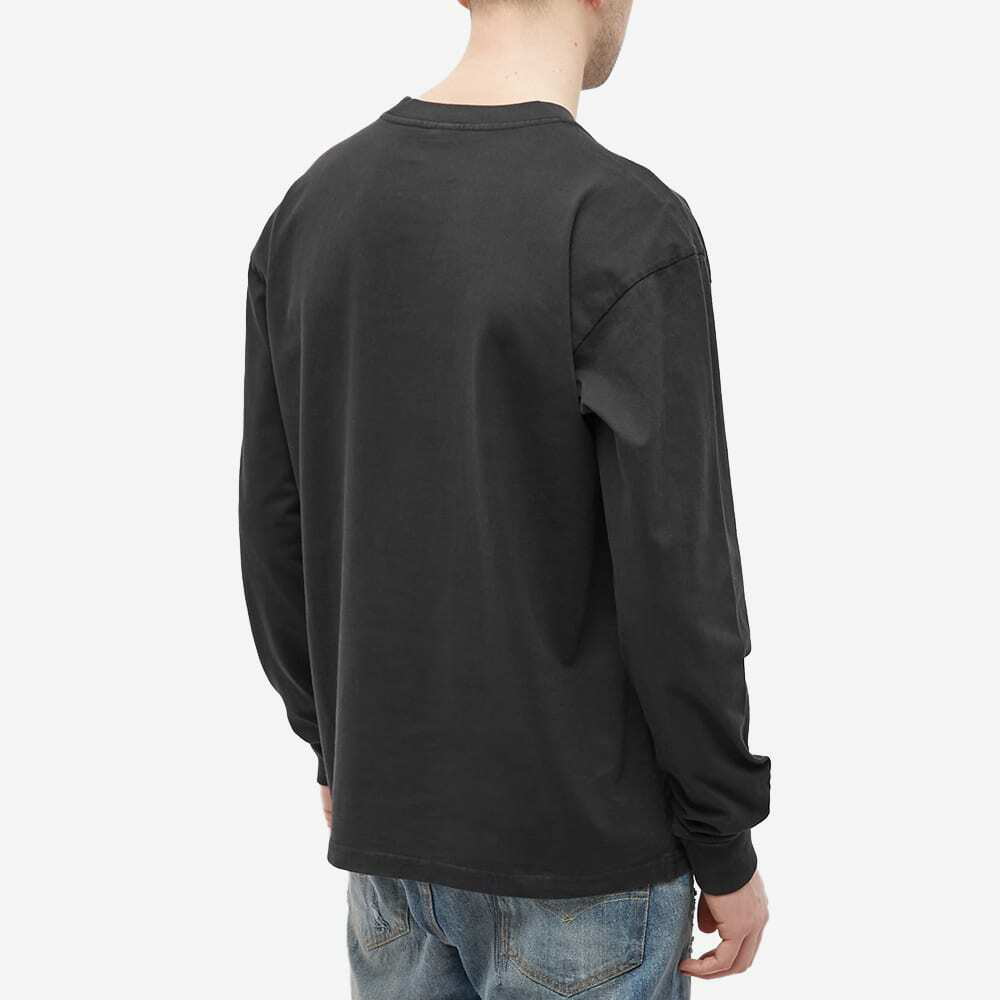 Patta Men's Basic Washed Pocket Long Sleeve T-Shirt in Black Patta