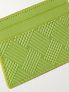 Bottega Veneta - Intrecciato Rubber-Trimmed Leather Cardholder