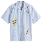 Percival Men's Capri Cuban Shirt in Blue