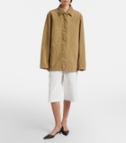 The Row Faldra cotton Bermuda shorts