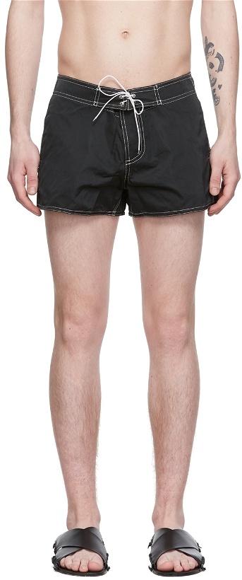 Photo: Ludovic de Saint Sernin Black Polyester Shorts