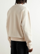 Jil Sander - Logo-Print Cotton-Jersey Sweatshirt - Neutrals