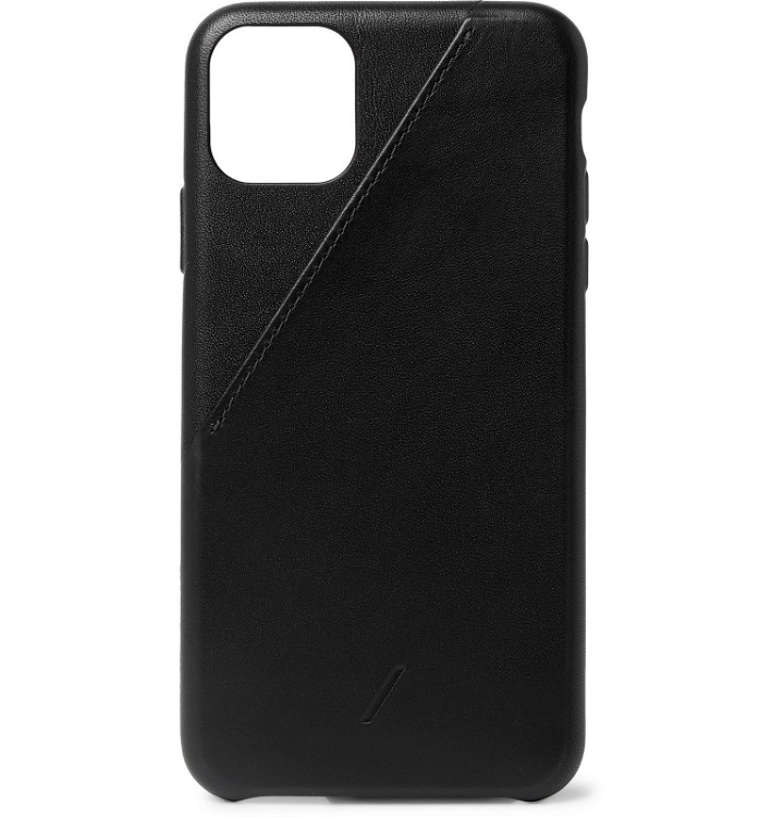 Photo: Native Union - Clic Leather iPhone 11 Pro Max Case - Black