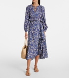 Ulla Johnson Sabina printed cotton-blend maxi skirt