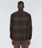 Lemaire Checked wool shirt