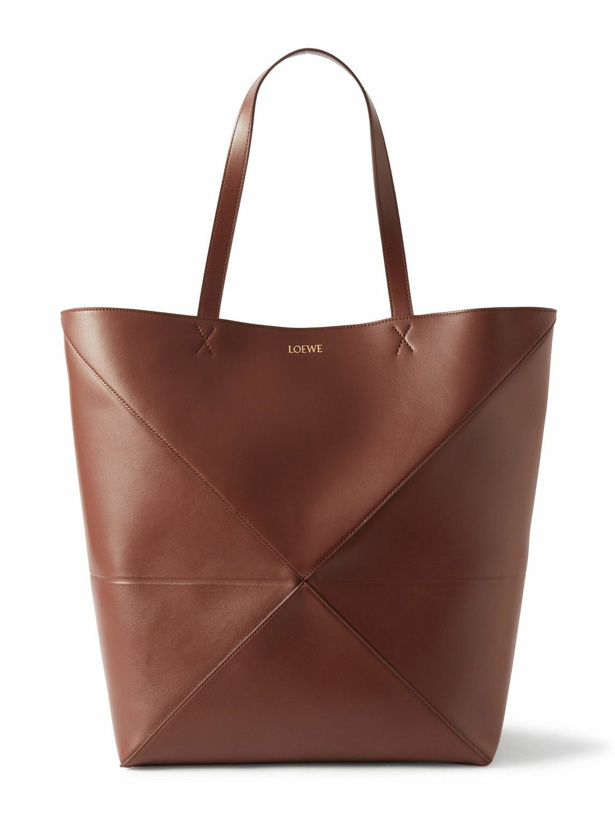 Photo: LOEWE - Puzzle Large Panelled Leather Tote Bag