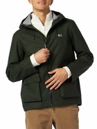 MC2 Saint Barth Man Hooded Green Windbreaker Jacket
