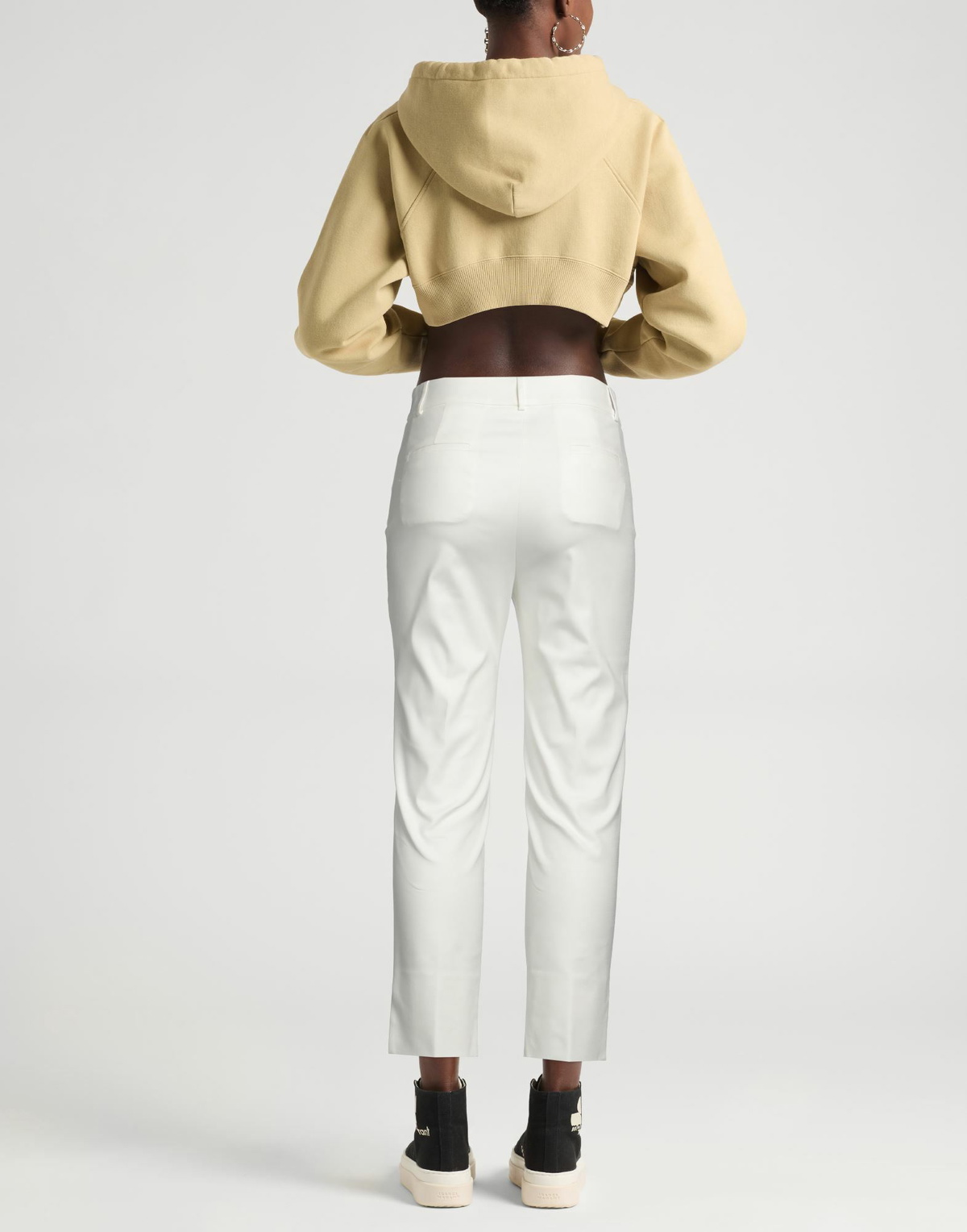 Peserico Womens Pants in Off white