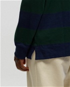 Polo Ralph Lauren Long Sleeve Knit Rugby Polo Blue - Mens - Polos