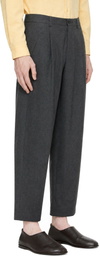 SAGE NATION Gray Newport Trousers