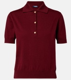 'S Max Mara Cotton, silk, and cashmere polo sweater