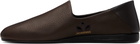 JACQUEMUS Brown 'The Slippers' Loafers