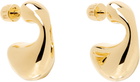 Maria Black Gold Dolphin Small Earrings
