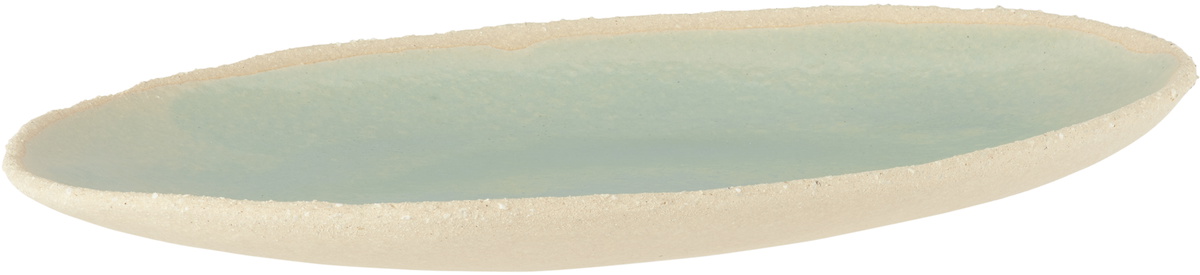 Jars Céramistes Green L Wabi Oval Plate