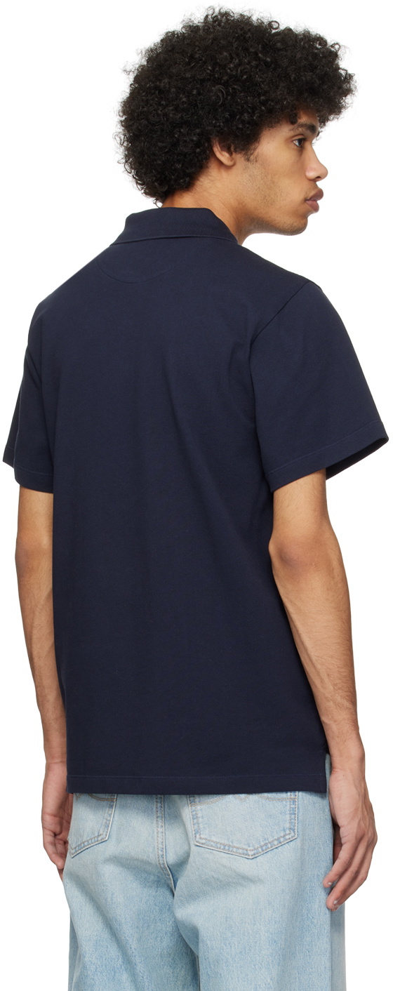 Bally Navy Embroidered Polo