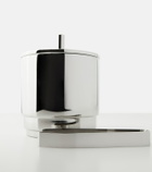 Georg Jensen Manhattan stainless steel ice bucket and tongs set by Helle Damkjær