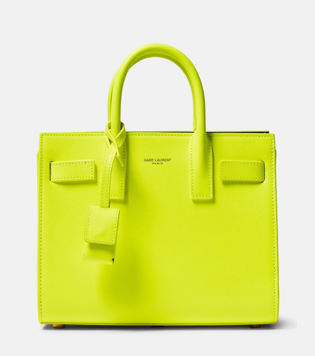 Saint Laurent Women's Sac De Jour Nano Leather Crossbody Bag Yellow
