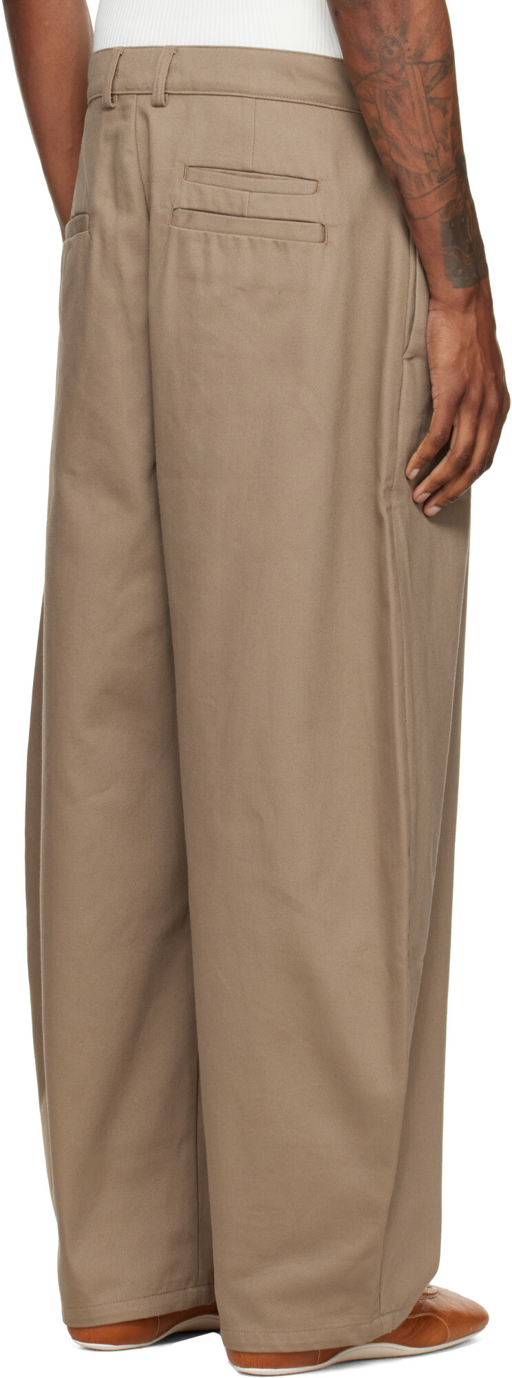 YMC Beige Like A Trousers