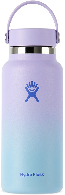 Photo: Hydro Flask Purple Limited Edition Polar Ombré Wide Mouth Bottle, 32 oz
