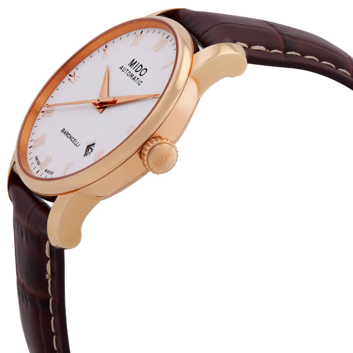 Mido Baroncelli II Automatic White Dial Mens Watch M86002268