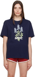 Saturdays NYC Navy 'Blue Bonnets' T-Shirt