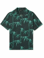 Theory - Irving Camp-Collar Printed Linen Shirt - Black
