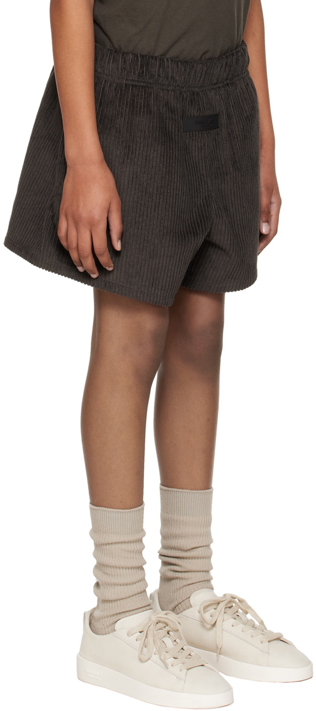 Essentials Kids Gray Drawstring Shorts