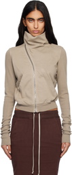 Rick Owens DRKSHDW Taupe Concordians Mountain Sweatshirt