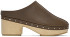 Lauren Manoogian Brown Studio Clogs