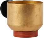 Natalia Criado Gold Tazine Stone Cup