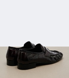 The Row Soft eel leather loafers