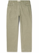 Folk - Straight-Leg Cotton-Corduroy Trousers - Green