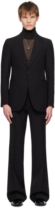 Photo: Maison Margiela Black Notched Lapel Suit