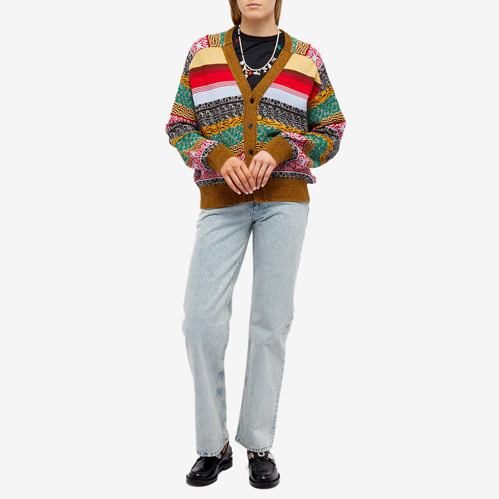 Toga Pulla Women's Jacquard Knitted Cardigan in Camel Toga Pulla Toga Pulla Women's Jacquard Knitted Cardigan in Camel Toga Pulla